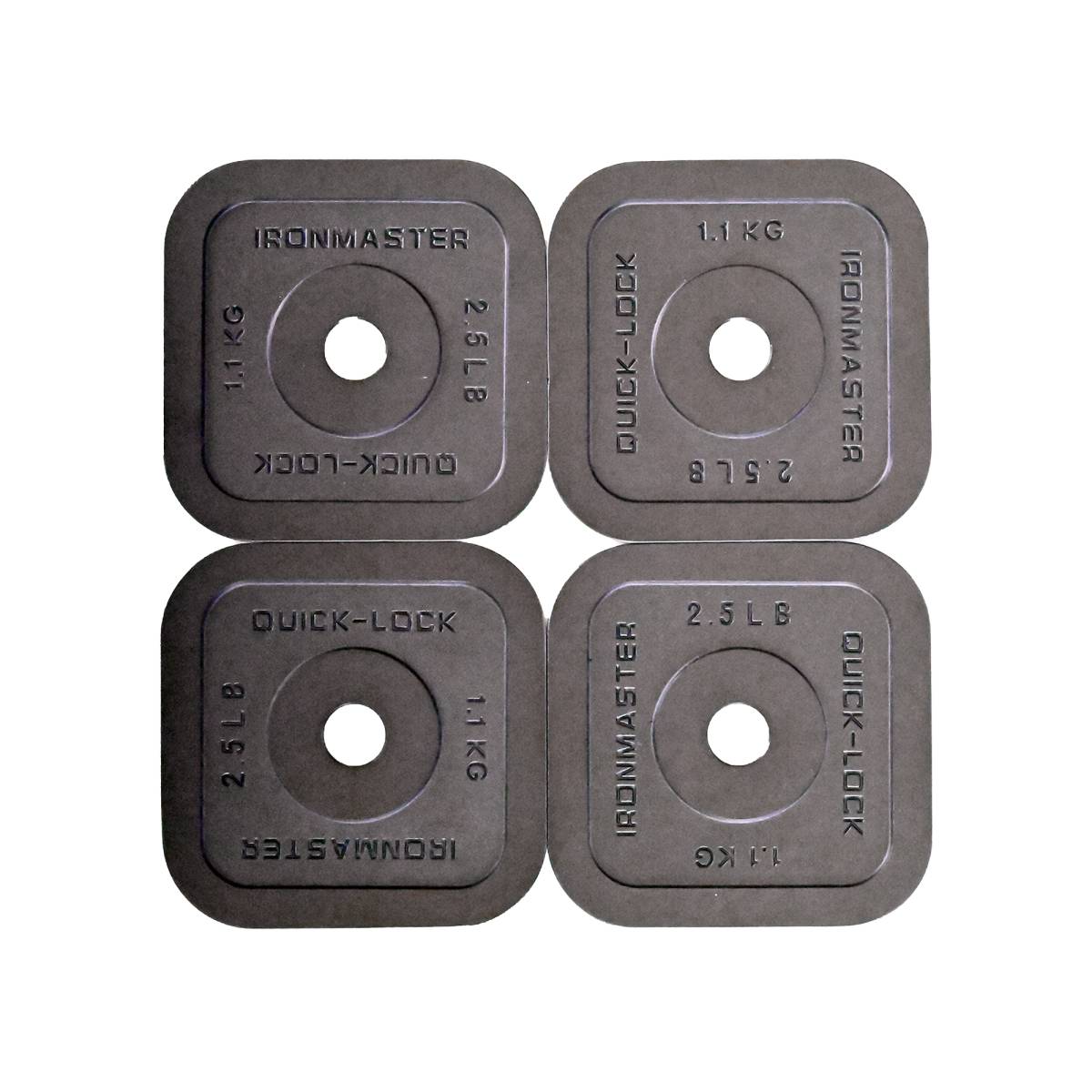 Ironmaster 2.5 lb Quick-Lock Plates (4 Pack)