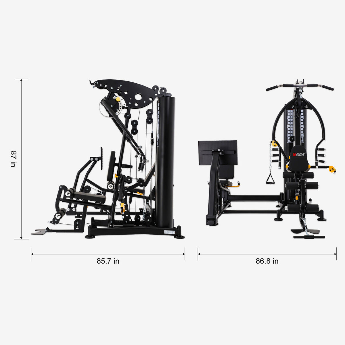 Altas Strength Leg Machines AL-179B Multi-Functional Gym with Leg Press