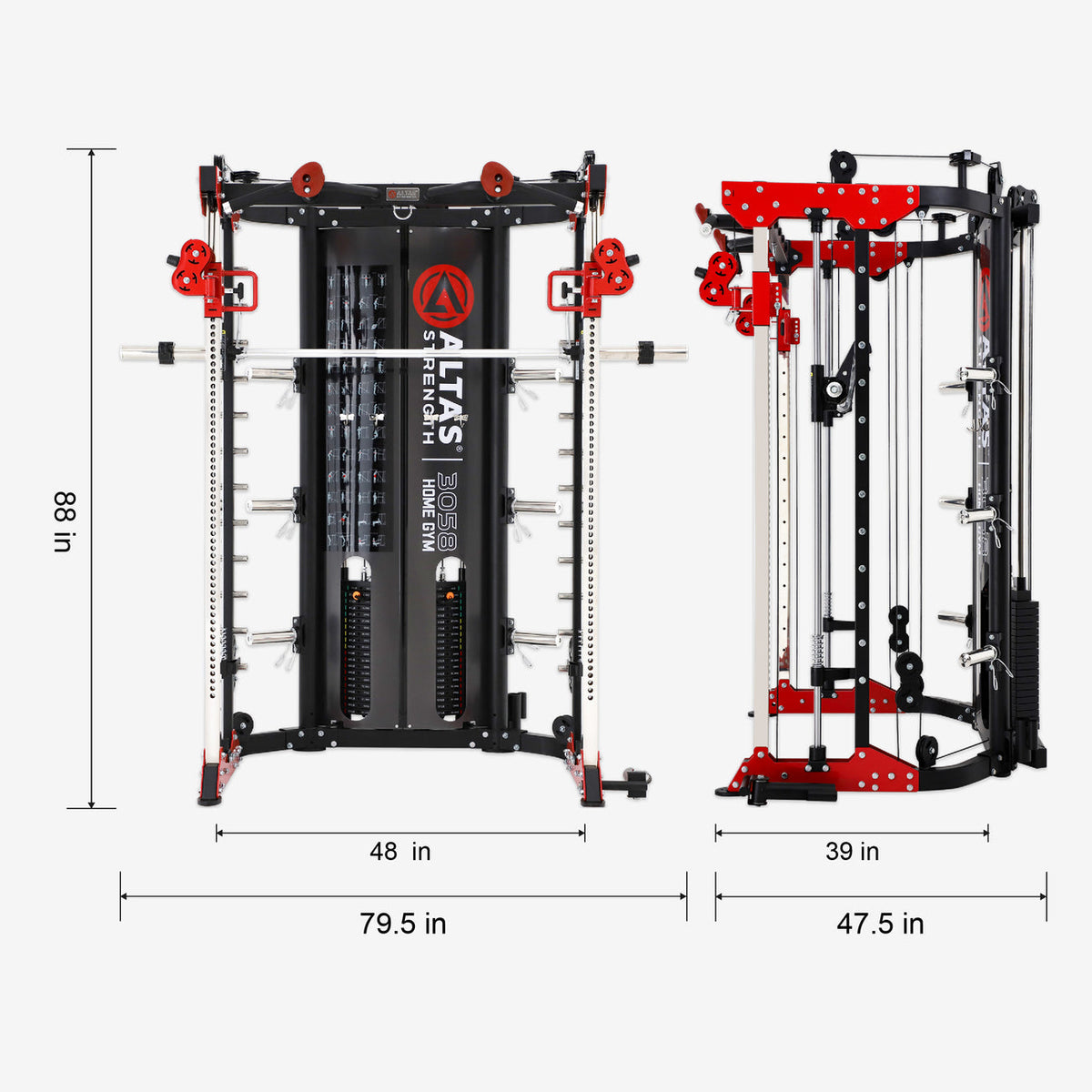 Altas Strength Functional Trainers AL-3058G Functional Smith Bundles