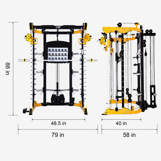 Altas Strength Functional Trainers AL-3059 All-in-One Functional Smith Trainer