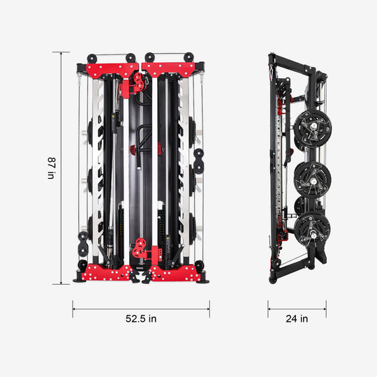 Altas Strength Functional Trainers AL-3107 All-In-One Folding Functional Smith