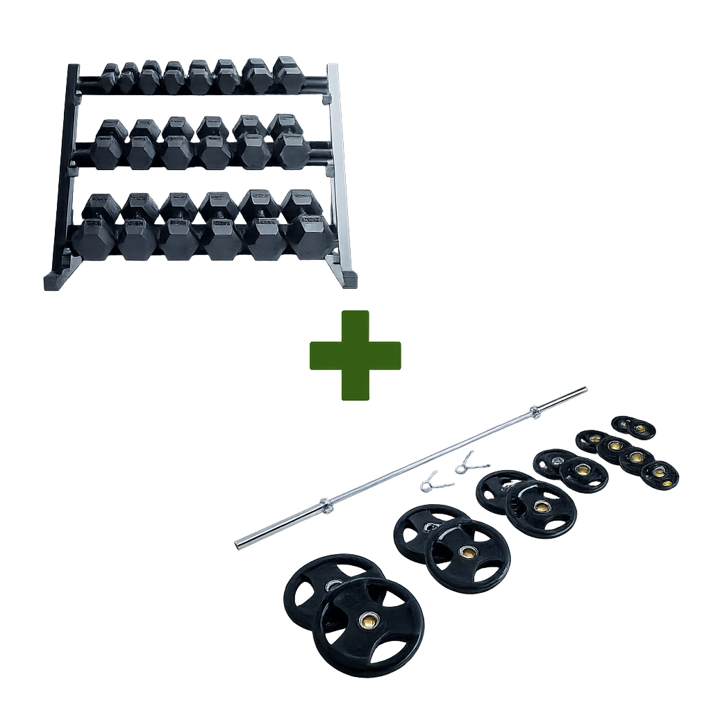 Orion Dumbbell Sets 5-50 lb Dumbbell Set + 300 lb Plate Set