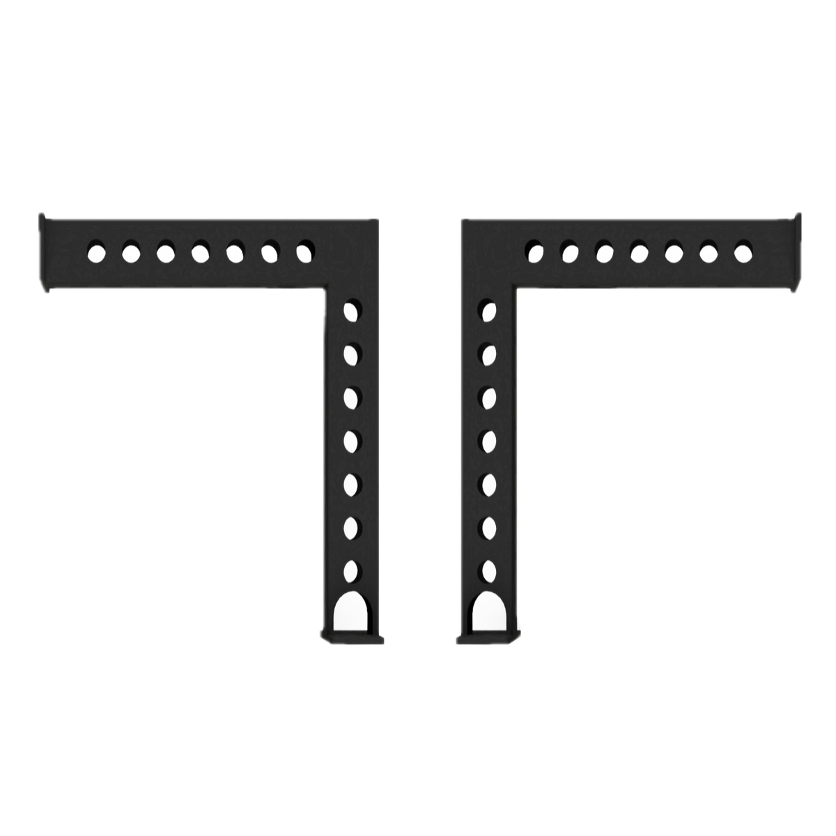 REP Fitness Pair / Matte Black L-Shaped Crossmembers