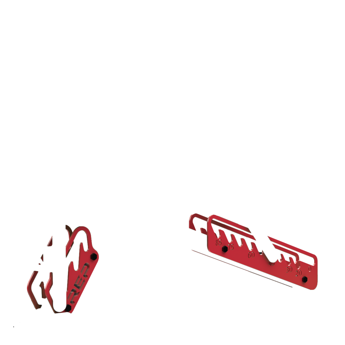 REP Fitness Bench Attachments Red AB-5200 Rails