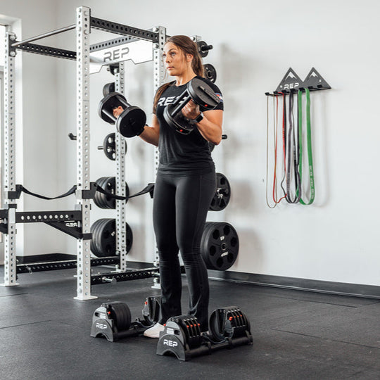 REP Fitness Adjustable Dumbbells QuickDraw Adjustable Dumbbells (LB)