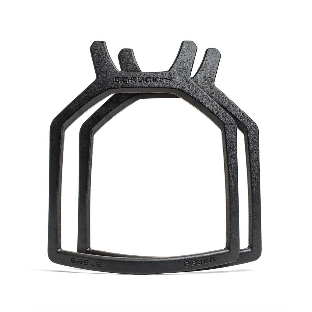 GORUCK Weighted Vests 9.25 LB Each Curved Ruck Plates (Pair)