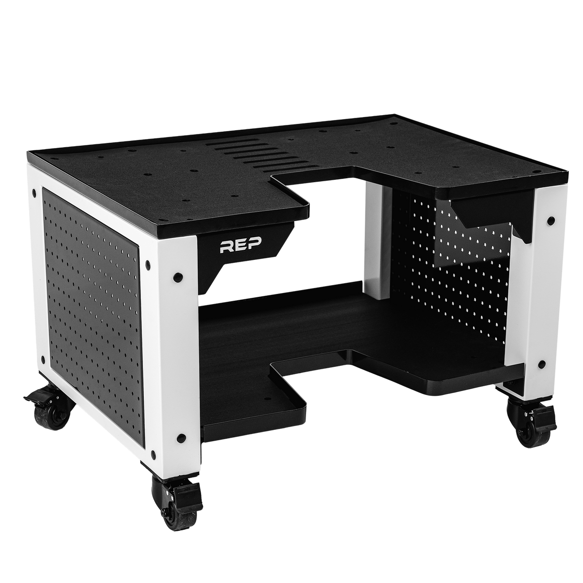 REP Fitness Storage White / Without Hooks Dumbbell Storage Cart