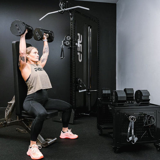 REP Adjustable Dumbbells REP x PÉPIN Fast Series Adjustable Dumbbell Set