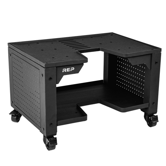 REP Storage Matte Black / Without Hooks Dumbbell Storage Cart