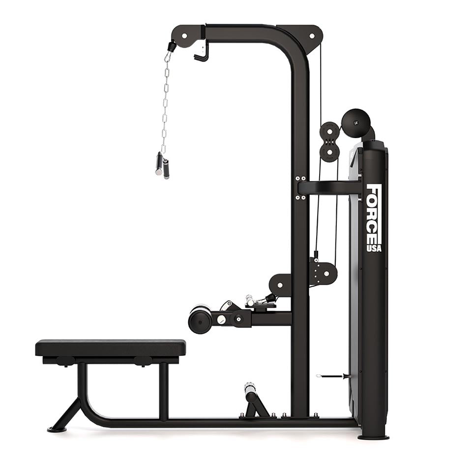Force USA Single Stations Solitude Lat Pulldown / Seated Row Machine