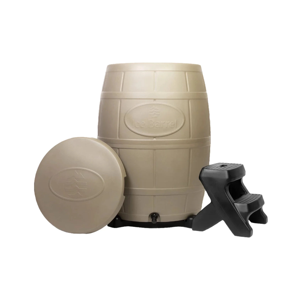 Ice Barrel Desert Tan Ice Barrel 400 Cold Plunge Tub
