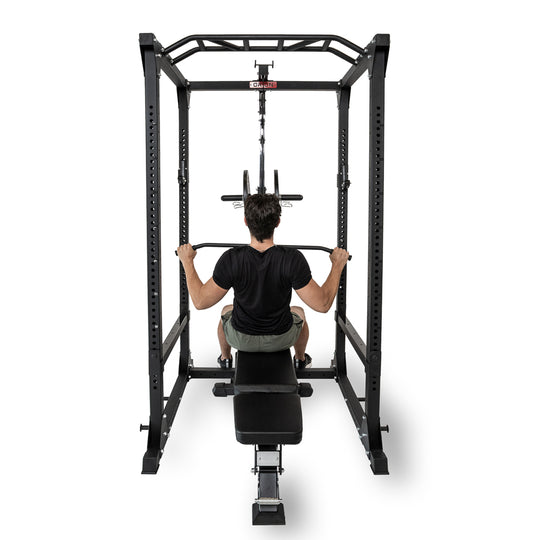 Orion Zenith Lat Row Attachment on the Zenith Power Rack 2.0