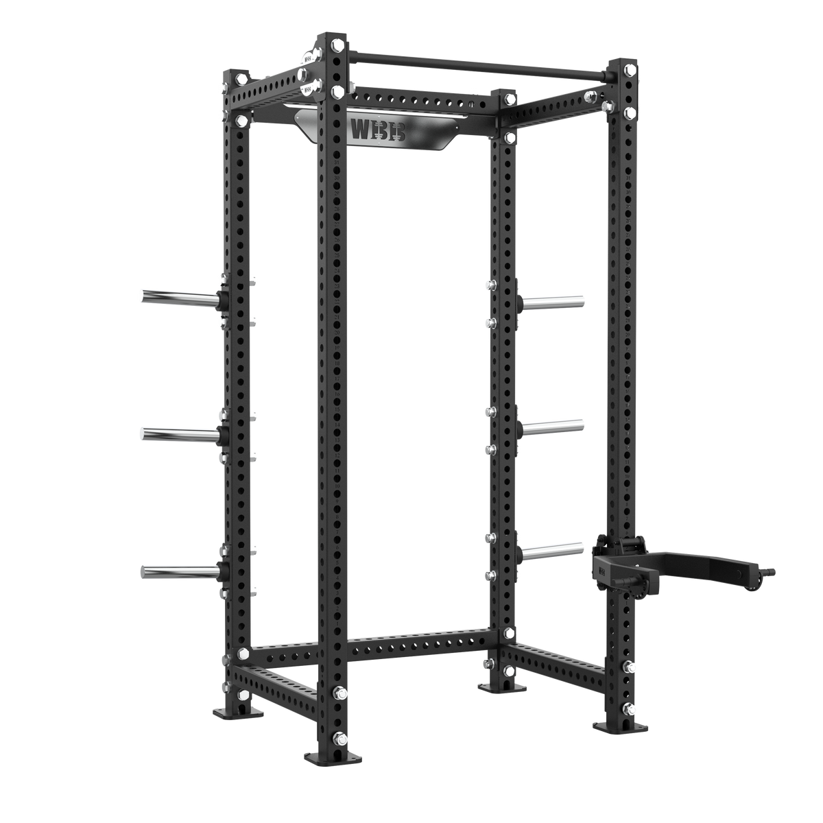 WideBodyBench Rack Attachments 3" x 3" (1" Holes) / Trolley / Roller System The Rack Attach