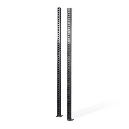 REP Pair / 80" / Matte Black PR-5000 Weight Storage Uprights