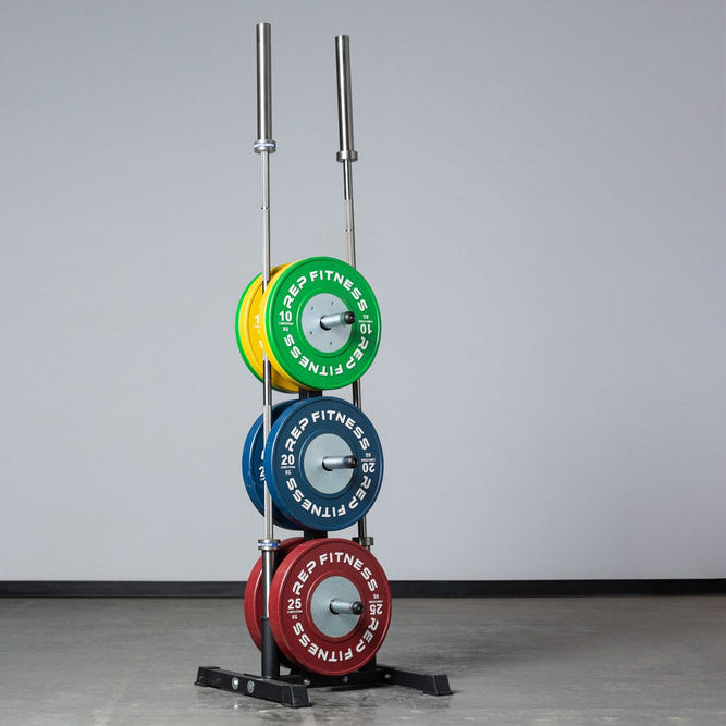REP Fitness Storage Bar and Weight Plate Tree
