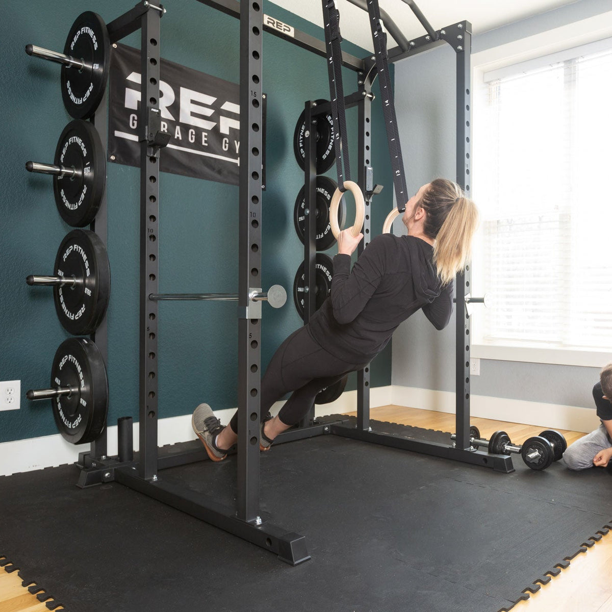 REP Fitness Body Weight Wood Gymnastic Rings