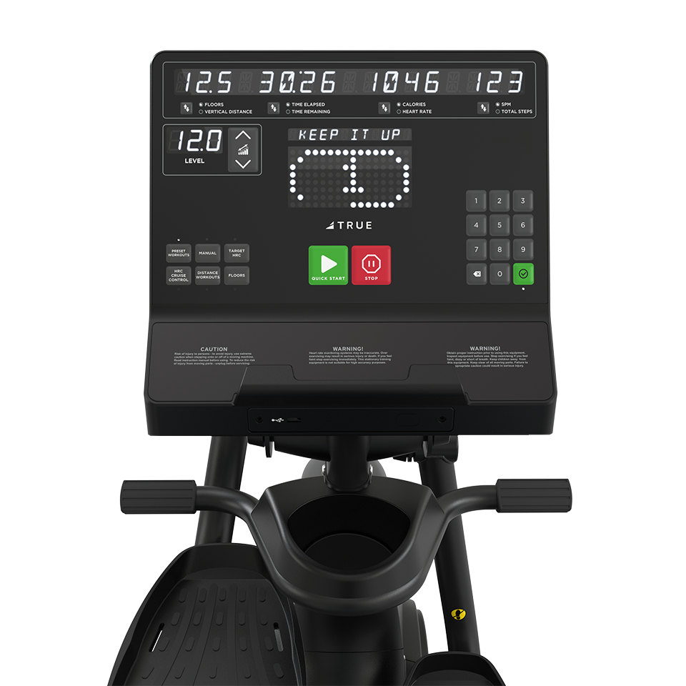 TRUE Fitness Elliptical Unite LED Apex Recumbent Elliptical
