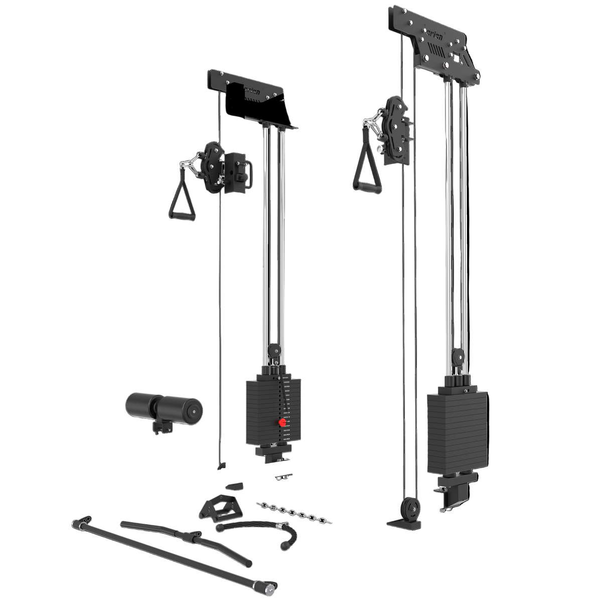 Orion Power Racks Weight Stacks (2 x 200LB) Vertex Functional Trainer Attachment