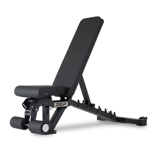REP Fitness Benches Matte Black AB-3000 2.0 FID Adjustable Weight Bench