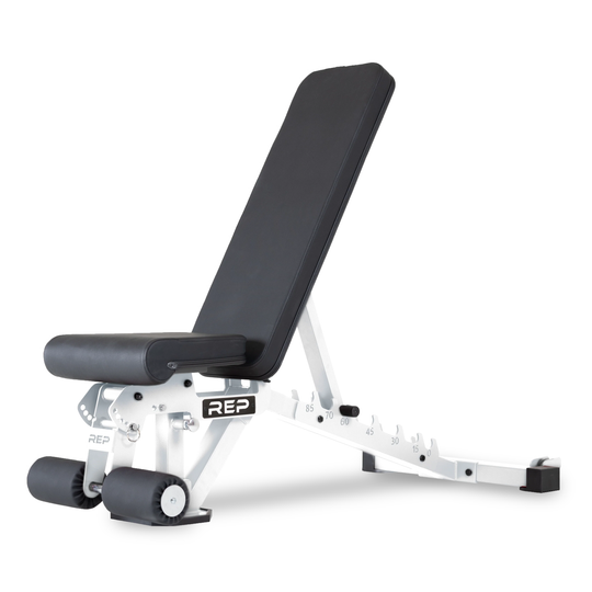 REP Fitness Benches White AB-3000 2.0 FID Adjustable Weight Bench