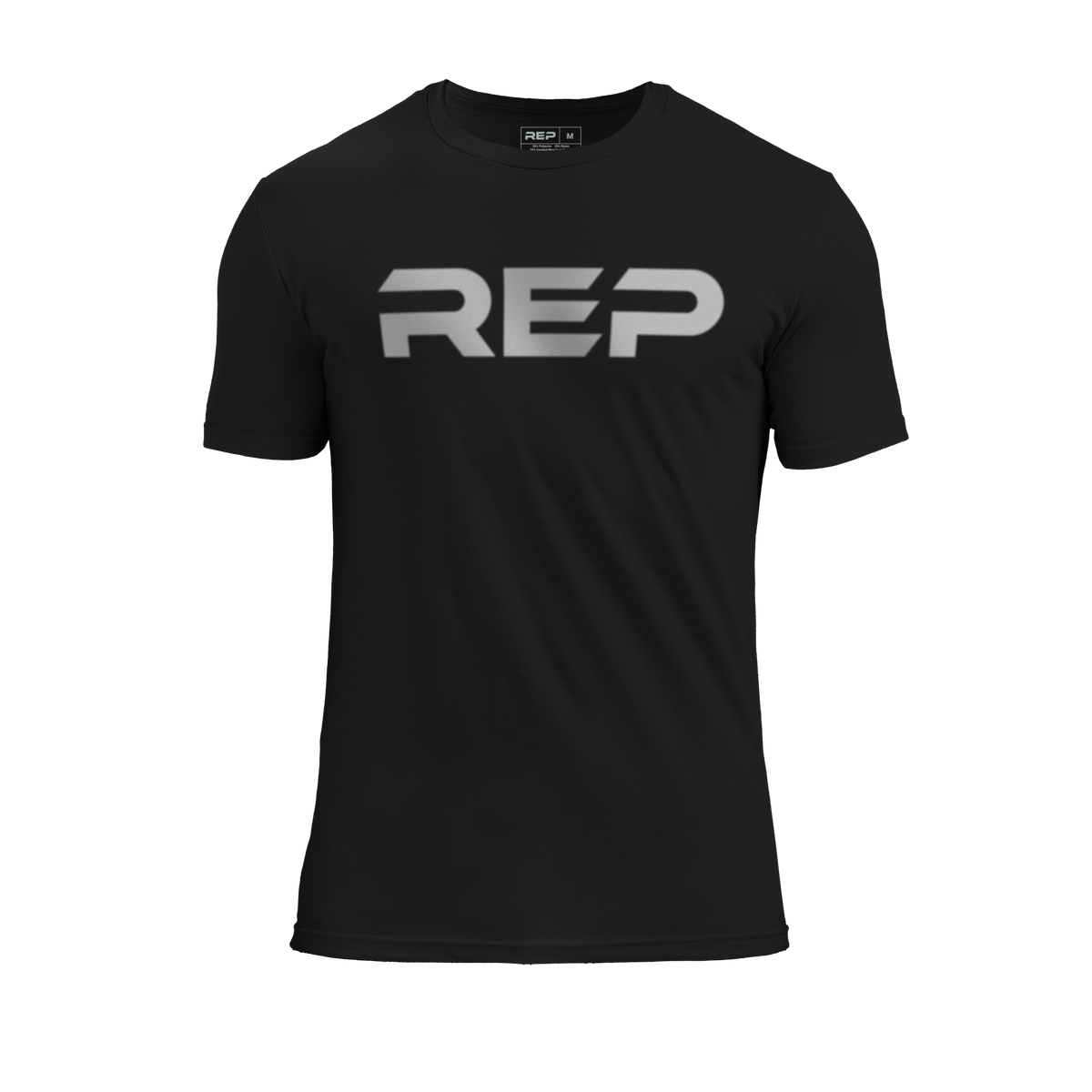 REP Fitness Apparel Black / White / X-Small Men's Daily Driver 2.0 Tri-Blend Crew T-Shirt