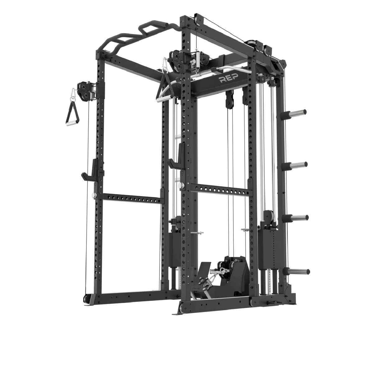 REP Fitness Power Racks Rack + Cable Attachment / 83" / Metallic Black Altitude Power Rack