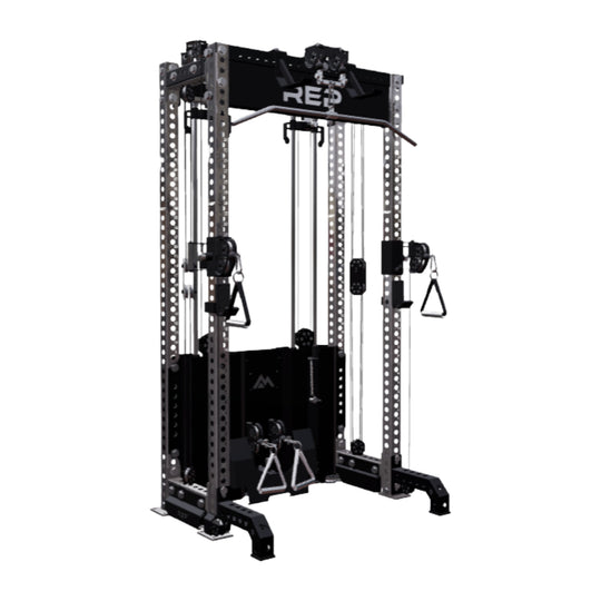 REP Fitness All-In-Ones 4-Post / 80" + 16" / Clear Coat Ares 2.0 Builder