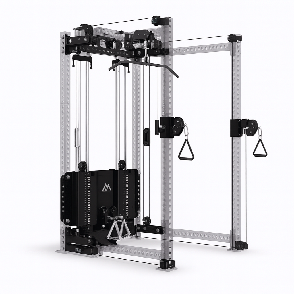 REP Fitness Functional Trainers 80" / 6-Post / 16" Ares 2.0 Cable Machine Attachment