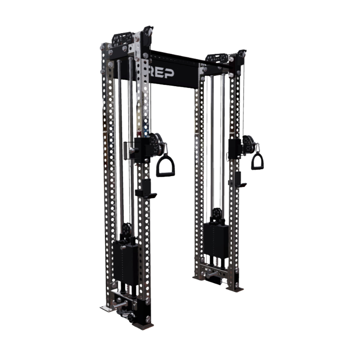 REP Fitness All-In-Ones 4-Post / 80" + 16" / Stainless Steel Athena Side-Mount Functional Trainer Builder