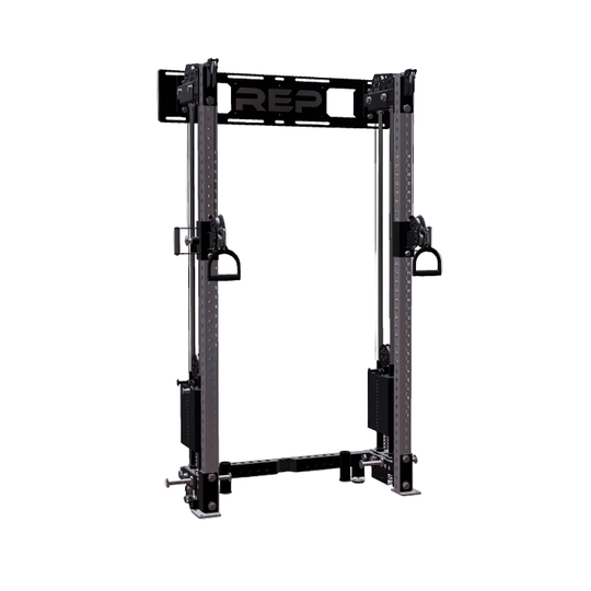 REP Fitness Functional Trainers 80" / Clear Coat Athena Wall-Mounted Builder