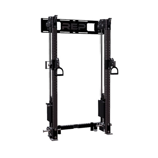 REP Fitness Functional Trainers 80" / Matte Black Athena Wall-Mounted Builder
