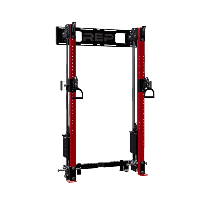 REP Fitness Functional Trainers 80" / Red Athena Wall-Mounted Builder