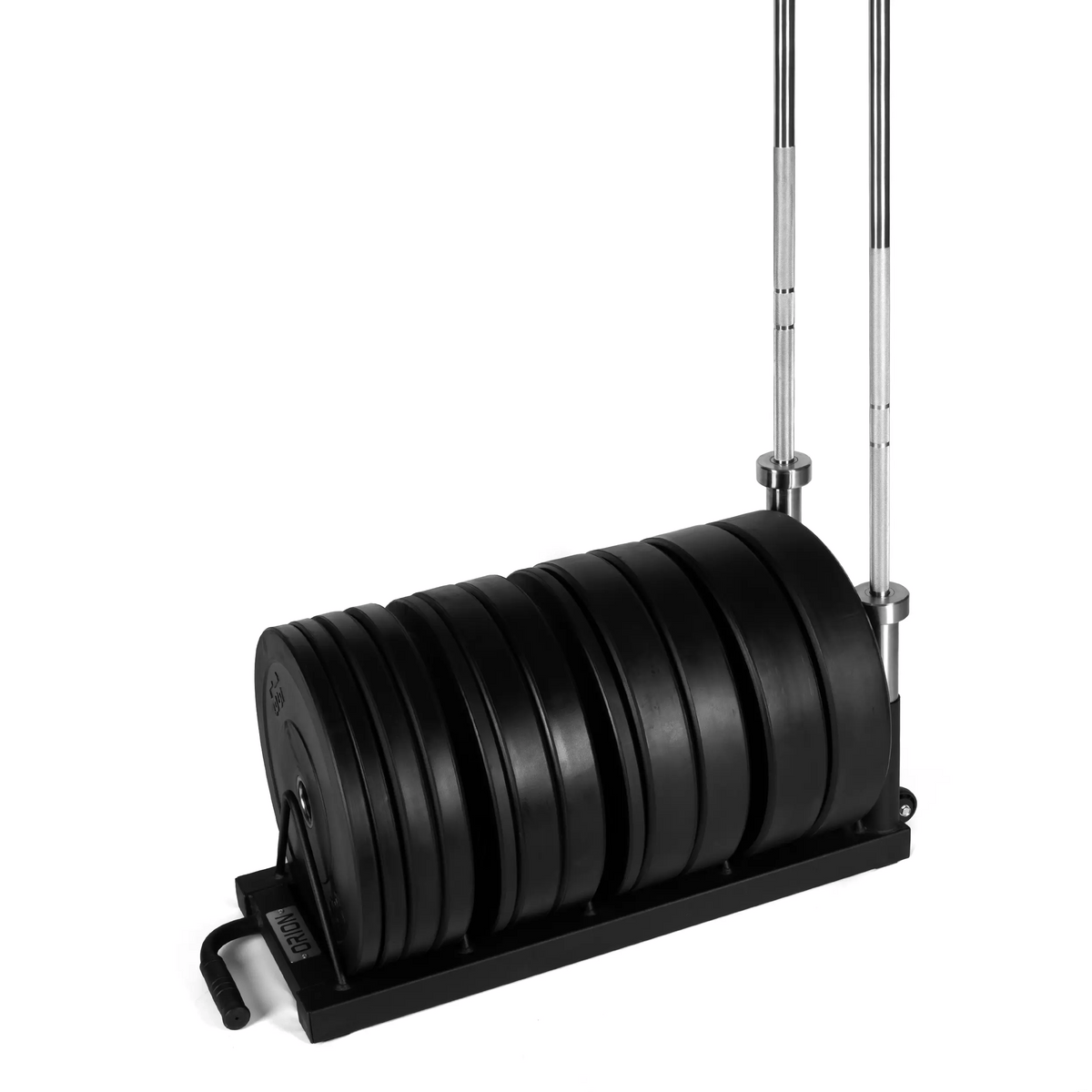 Orion Storage Bumper Plate Rack + Bar Holder