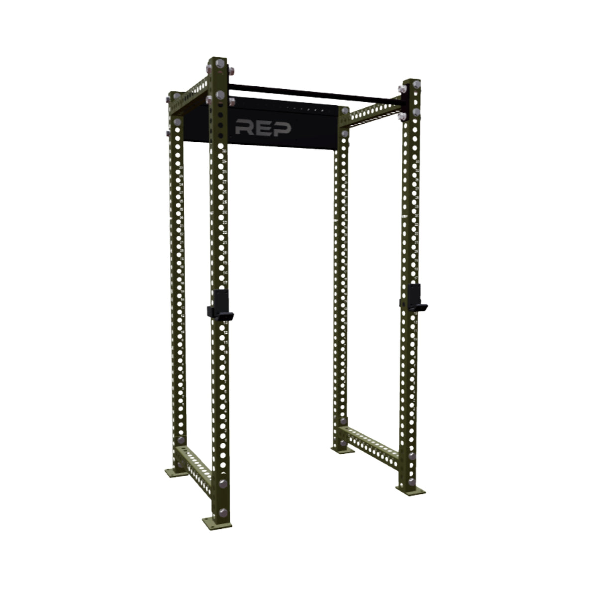 REP Fitness Power Racks 80" / Army Green / 16" PR-5000 Rack Builder