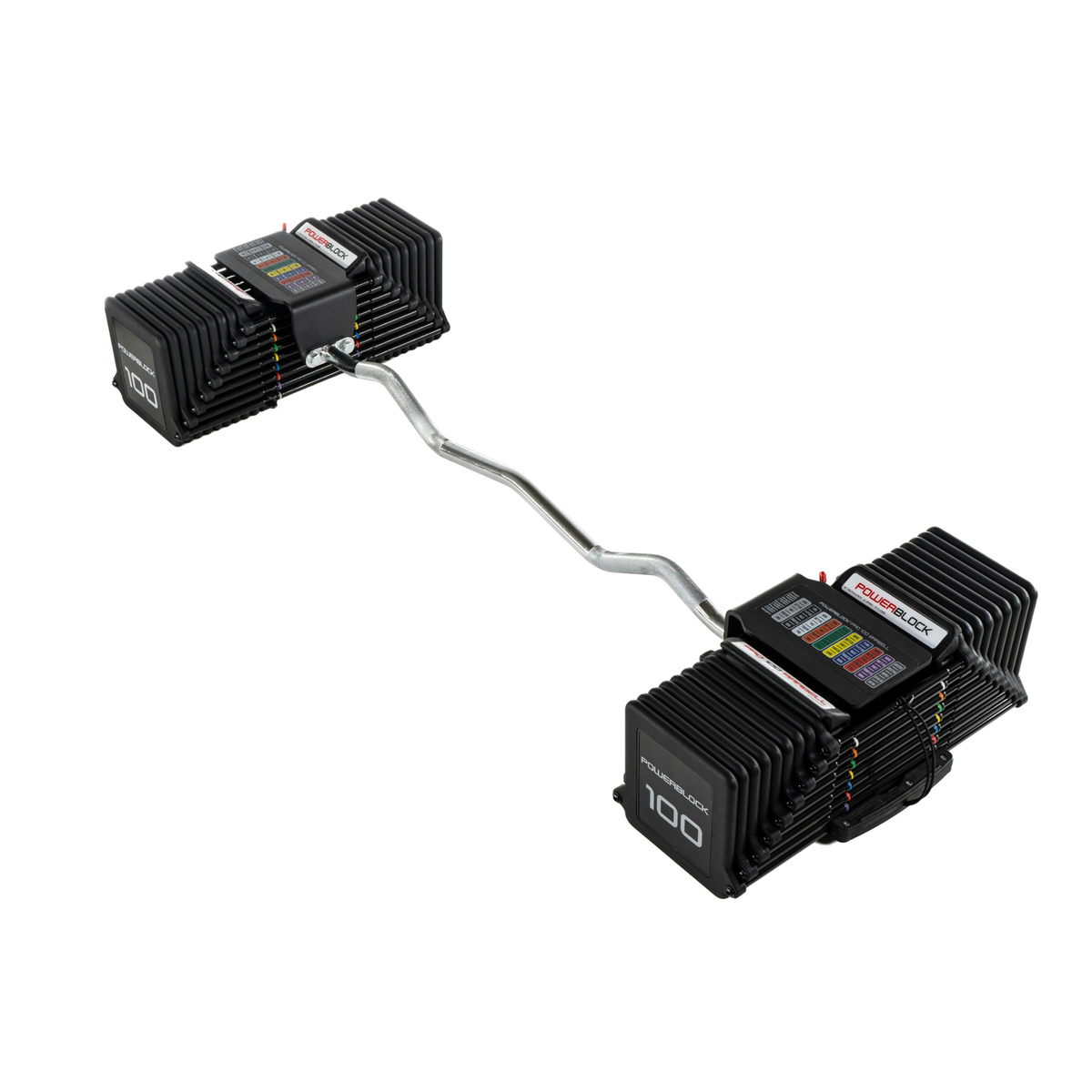PowerBlock Pro 100 EZ Curl Bar Pro 100 Barbells