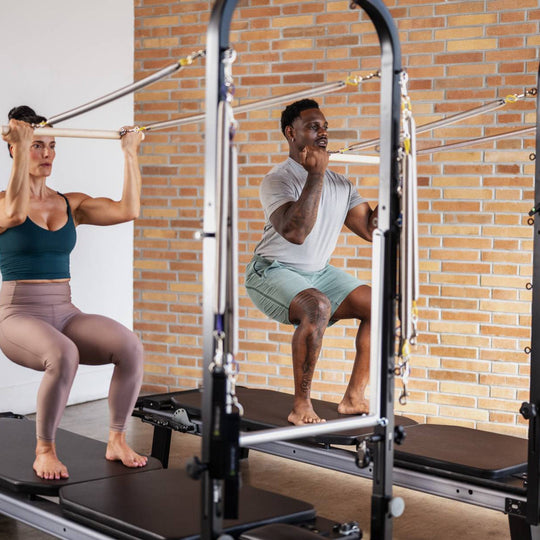 Balanced Body Reformers Black Allegro Nextgen Reformer with Tower and Mat
