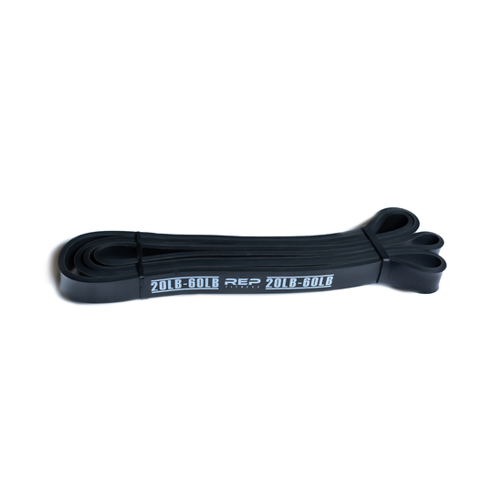 REP Fitness Workout Bands 0.85" 20-60 lb (Black) Resistance Bands