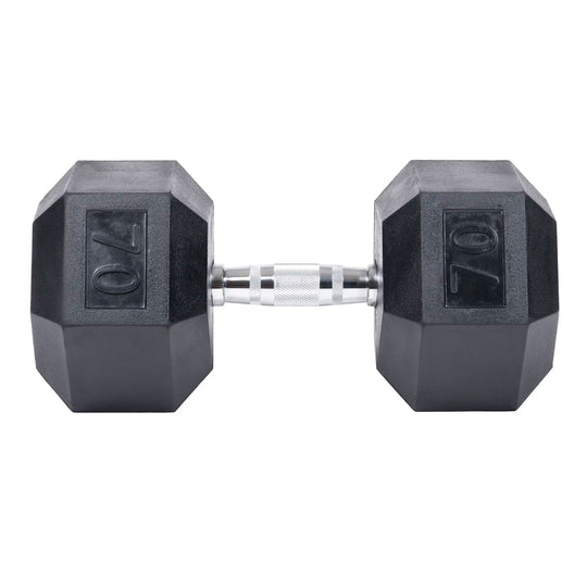 Northern Fitness Dumbbell Rubber Hex Dumbbells