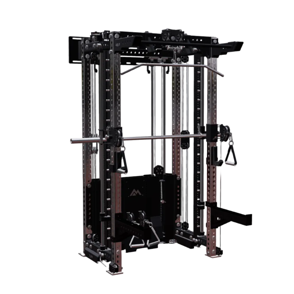 REP Fitness Functional Trainers 80" / Stainless Steel Summit All-In-One Trainer with Wall-Mounted Ares 2.0