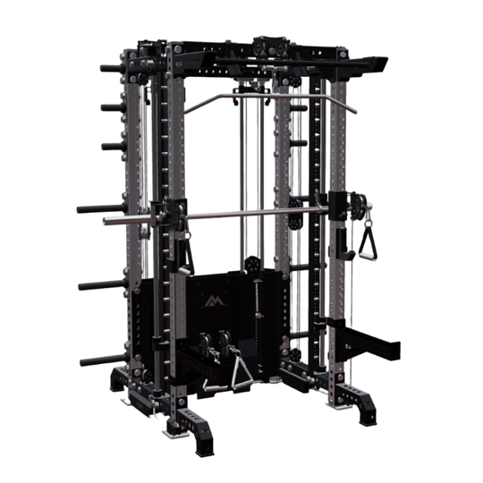REP Fitness Functional Trainers 4-Post / 80" + 26" / Clear Coat Summit All-In-One Trainer with Ares 2.0
