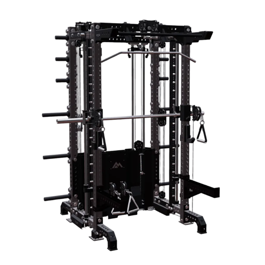REP Fitness Functional Trainers 4-Post / 80" + 26" / Matte Black Summit All-In-One Trainer with Ares 2.0