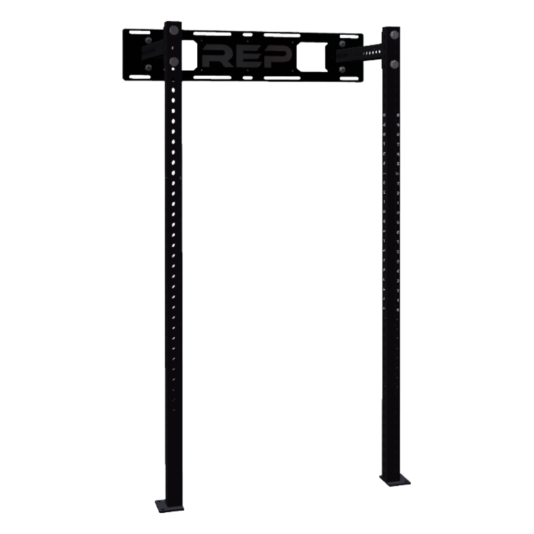REP Fitness Power Racks 80" / Metallic Black / 16" Wall-Mounted Fixed Rack Builder