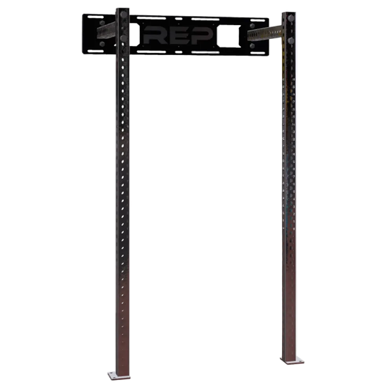 REP Fitness Power Racks 80" / Stainless Steel / 16" Wall-Mounted Fixed Rack Builder