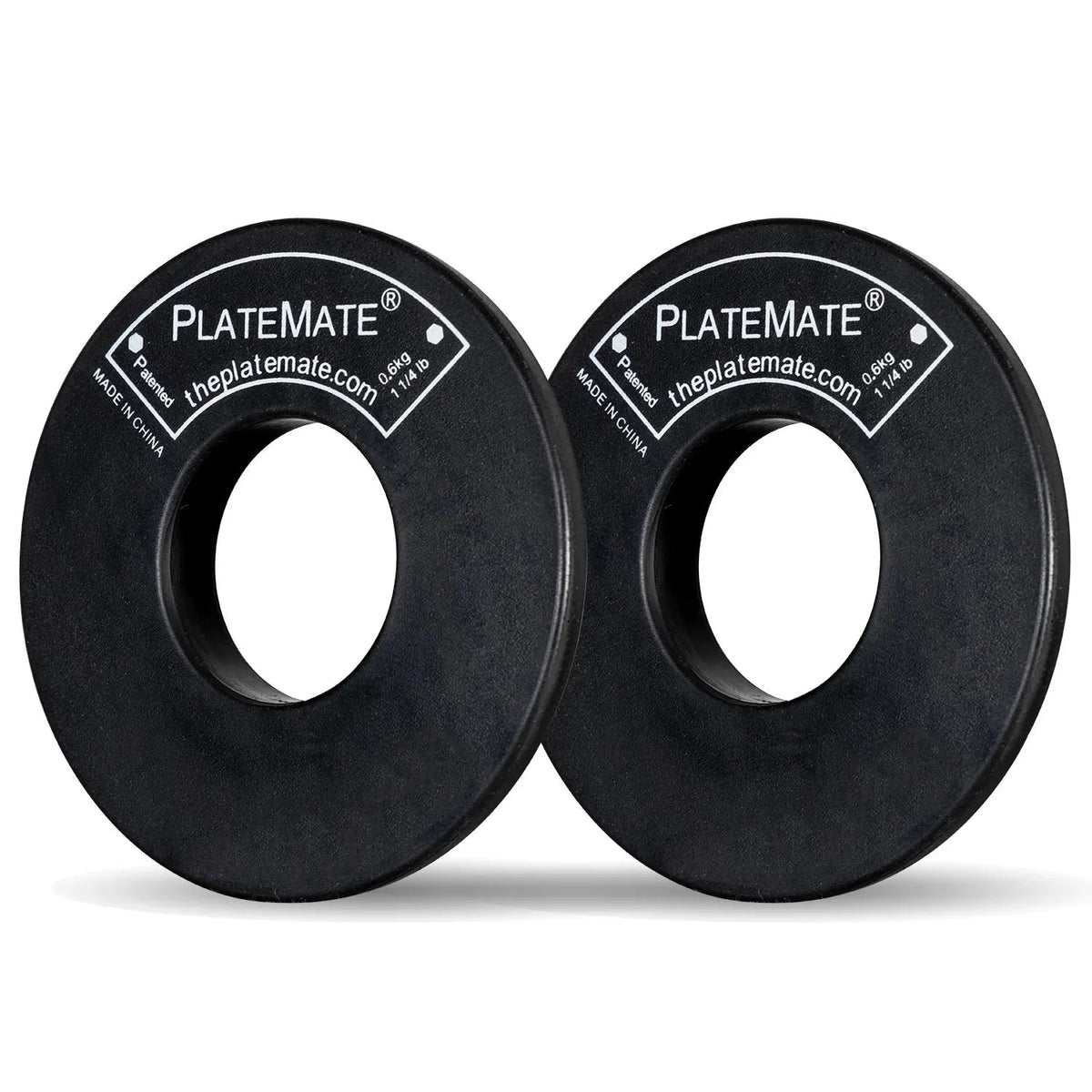 PlateMate Lifting Accessories 1.25 LB Magnetic Donut Dumbbell Weights (Pair)